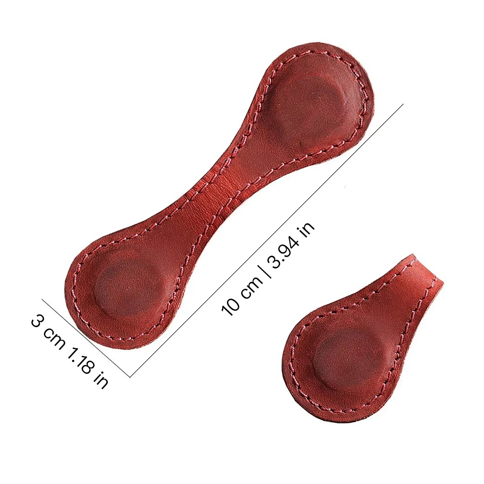 ChatGPT said:  Vintage Genuine Leather Magnetic Bookmark Clip – Double-Sided Page Marker for Readers & Writers