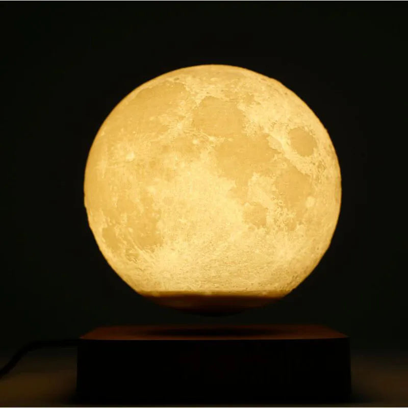 Night Light Levitating Moon Lamp Touch Magnetic Levitation Table Floating Lamp for Bedroom Decor New Year Gift Exotic Lamp
