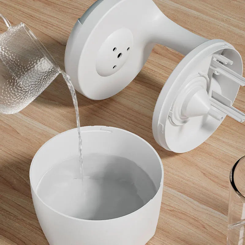 Water Droplet Humidifier with Anti-Gravity Effect and Clock