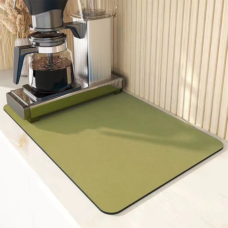 Super Absorbent Non-Slip Dish Drying Mat – Waterproof Heat-Resistant Pad